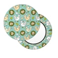 thumbnail image 2 of Disketp Chicken Laying Eggs Funda Redonda para Taburete, Funda de Cojín para Silla de Bar Suave y Elástica-12 inch, 2 of 7