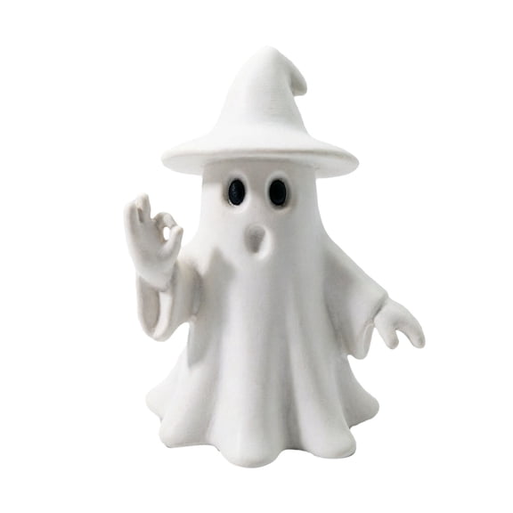 WUJGXI Ghost Friendly Ornament Halloween Figurine Cute Halloween Finger Statue For Party Home Porch Decorations Indoor