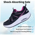thumbnail image 3 of RomenSi Women Arch Support Walking Shoes Orthotic Sneakers for Plantar Fasciitis Foot and Heel Pain Relief Tennis US 10.5, 3 of 7