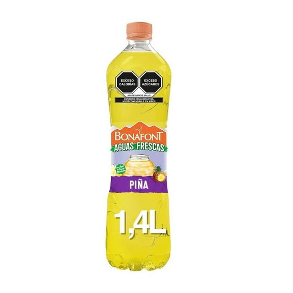 Agua saborizada Bonafont Aguas Frescas piña de 1.4 l