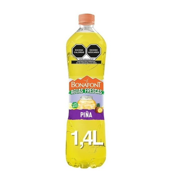 Agua saborizada Bonafont Aguas Frescas piña de 1.4 l