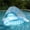Blue#3981, variant on Inflatable Pool Floating Bed Deckchair, Blue Plastic Water Lounger with Sunshade, Lightweight Floating Chair for Pool Parties, Beach and Lake Relaxation