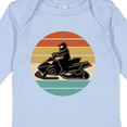 thumbnail image 4 of Inktastic Snowmobile Retro Sunset Boys or Girls Long Sleeve Baby Bodysuit, 4 of 5