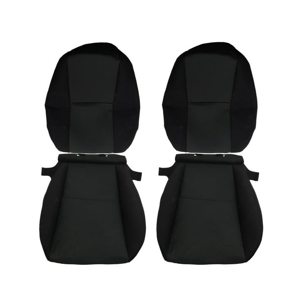 4 x Driver & Passenger Side Black Seat Cover for 07-14 Chevy Suburban 1500 2500