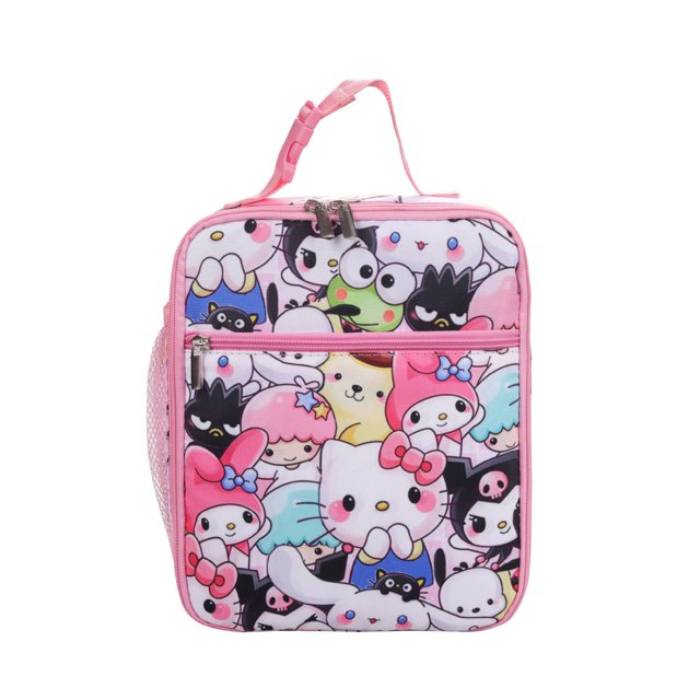 Bonita bolsa de almuerzo reutilizable con aislamiento, lonchera portátil, lonchera para el trabajo, picnic al aire libre, mujeres y hombres