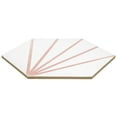 thumbnail image 7 of The Tile Project 9x10 Palm Bays Hexagon Light Pink Porcelain Tile (1 Sample), 7 of 7