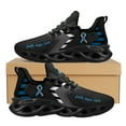 thumbnail image 1 of Zapatillas deportivas con amortiguación de aire, de malla transpirable, con diseño de concienciación sobre el autismo, informales, para adolescentes, 1 of 6
