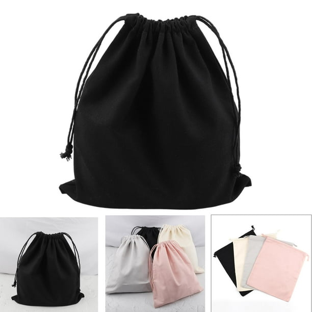 Black canvas pouch outlet
