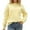 Yellow, variant on Women's Sexy Bow Tied Back Knit Sweater With Open Back
