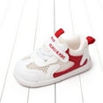 thumbnail image 7 of Otqutp Children Soft Sole Sneakers Fashion Summer Children Toddler Shoes Boys and Girls Sneakers Flat Bottom Lightweight Mesh Breathable and Comfortable Sneakers(Red,18-24 Months), 7 of 7