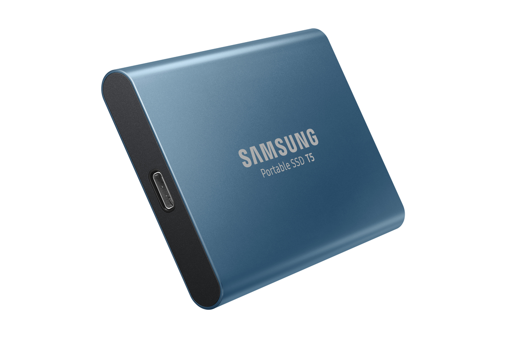 外付けハードディスク・ドライブ Samsung Portable SSD T5 500GB SAMSUNG Portable SSD - USB 3.1 Gen.2 (500GB) External SSD - Single