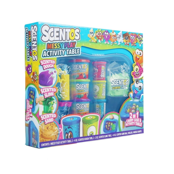 Scentos Scented 10 Count Messy Play Activity Table Toy - For Ages 3 