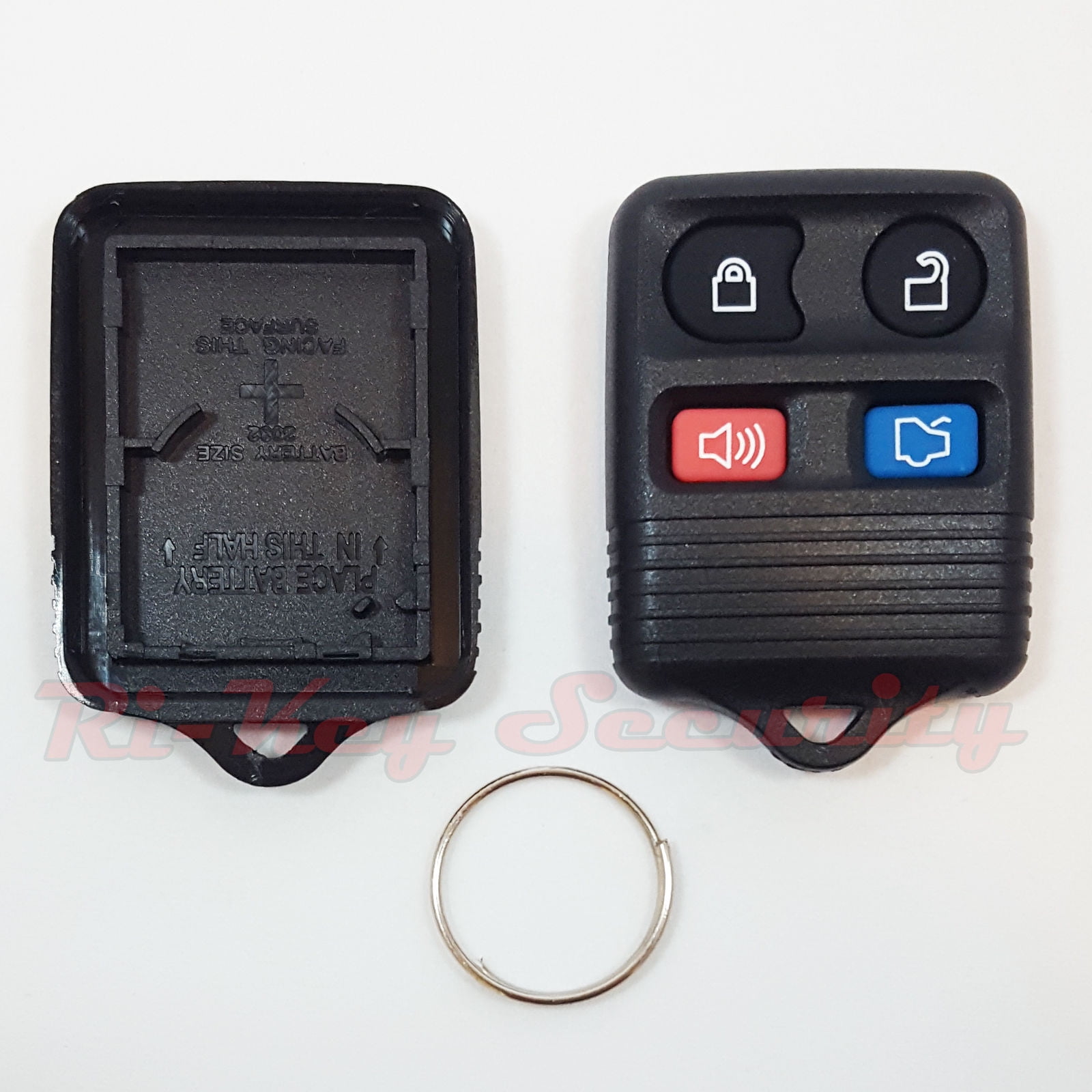 New 4 Buttons Replacement Keyless Alarm Remote Shell Fob Key Case Pad for Ford 
