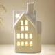 thumbnail image 4 of 2x portavelas de té de cerámica para el hogar, decoración de mesa para el hogar, adornos artesanales Zulema Portavelas de cerámica, 4 of 8