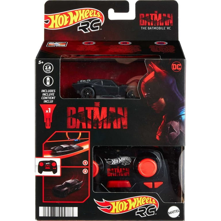  Hot Wheels Set of 5 Batman Toy Vehicles in 1:64 Scale