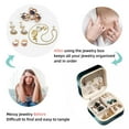 thumbnail image 4 of Sea Lion Travel Portable Square Jewelry Box Organizer Earring Necklace Bracelet Holder Decorative Display Case Stand Storage Box, 4 of 6