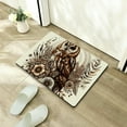 thumbnail image 5 of Creowell Owl Floral Vintage Illustration Diatom Mud Mat Non-Slip 24x16in, 5 of 5