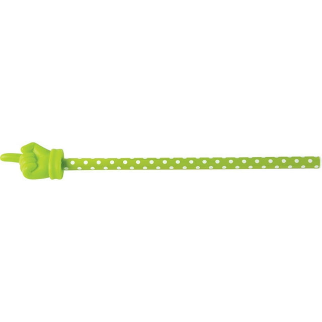 TEACHER CREATED RESOURCES (5 EA) LIME POLKA DOTS HAND