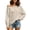 Beige, variant on cocolona Off Shoulder Sweatshirts for Women Oversized Pullover Long Sleeve Drop Shoulder Casual Fall Tops