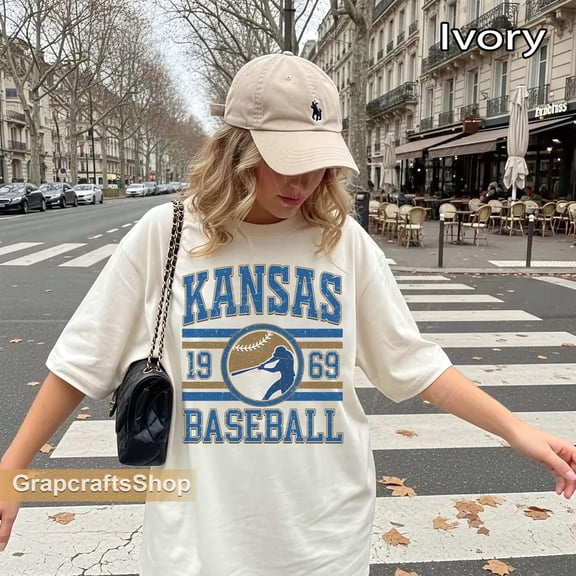 Vintage Kansas City Baseball Unisex T-shirt, Baseball Fan shirt