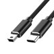 thumbnail image 3 of Mini cable USB Cable compacto tipo C a USB Cable de sincronización de carga de datos de 480 Mbps para de juegos MP4 Teléfono DV MP5 Magideal Mini cable USB, 3 of 6