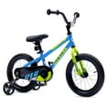 thumbnail image 1 of RoyalBaby Vélo pour Enfants Rocket d'Extérieur avec Roues Stabilisatrices, 14 Pouces, Bleu, 1 of 12