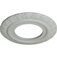 thumbnail image 3 of Ekena Millwork 9"OD x 4 1/2"ID x 1/2"P Claremont Ceiling Medallion (Fits Canopies up to 5 5/8"), Hand-Painted Frost, 3 of 7
