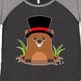 thumbnail image 4 of Inktastic Groundhog Day with Groundhog in Top Hat Women's Plus Size T-Shirt, 4 of 5