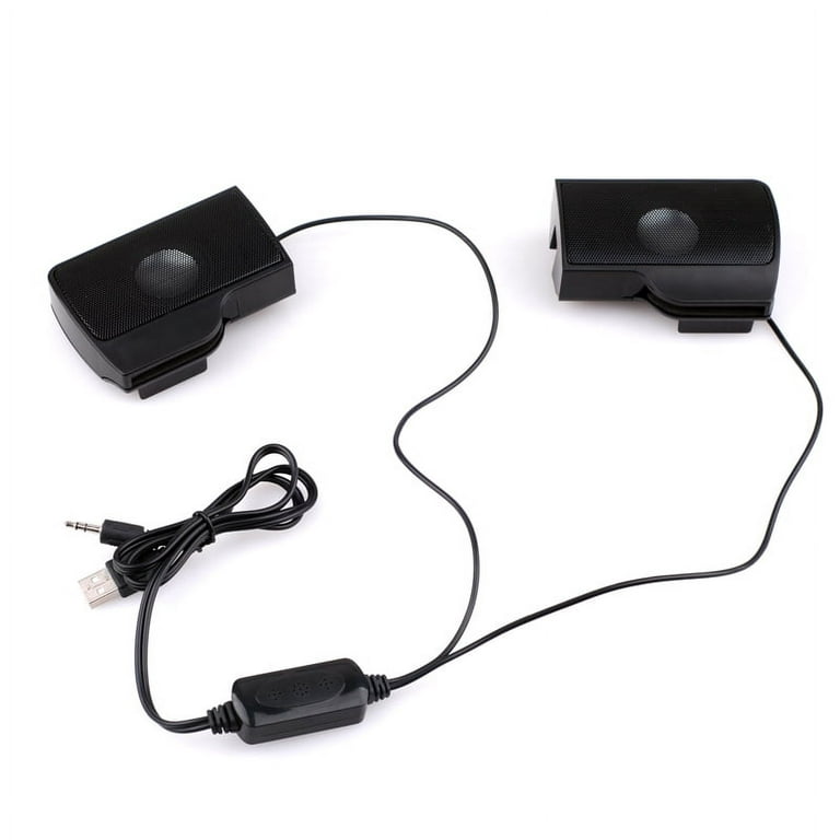 OFKPO Enceintes, Portable USB Speaker Détachables Multimedia Clip-on PC  Mini Enceinte : : High-Tech