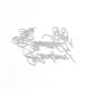 thumbnail image 3 of 1pc Celebration Tools Happy Birthday Words Fancy Border Plant Metal Cutting Die For DIY Crafting Scrapbooking Supplies, Photo Album Decorative Paper Die Cut For Card Making Template Mold, 3 of 4