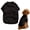 Black, variant on Dog Shirts For Small Dogs, Dog Shirts For Medium Dogs, Dog T Shirt Soft Cotton Basic Pet Shirt, Lightweight Breathable Pullover Design For Small And Medium Dogs Cats Puppy