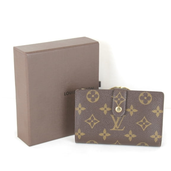 Pre-Owned LOUIS VUITTON Louis Vuitton Portefeuille Viennois M61674 Bifold Wallet Monogram...