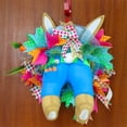 thumbnail image 6 of Noothes Easter Bunny Wreath for Spring Door Decor, Reusable Indoor Outdoor Wall Window Garland with Farmhouse Style, 6 of 9