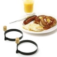 thumbnail image 2 of Norpro Non Stick Metal Round Shaped Pancake / Egg Rings with Handles - 2 pack, 2 of 3