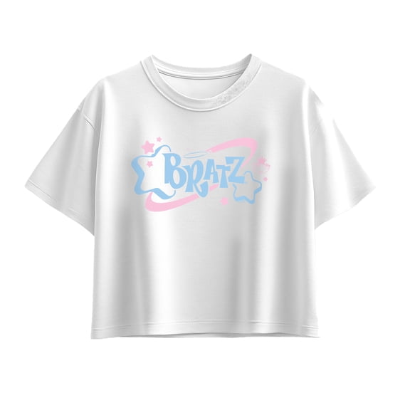 Bratz! - Pastel Logo Collage - Youth Girls Boxy T-Shirt