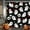 Black, variant on Halloween Ghost Shower Curtain White Halloween Spooky Funny Shower Curtains for Bathroom Halloween Horror Scary Bathtub Decorative Waterproof Fabric 72x72 Inch
