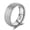 8mm, variant on Men's and Women's Steel-colored Hammered Tungsten Rings
