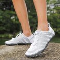 thumbnail image 3 of Rokment Women's Men's Water Shoes Beach Swim Barefoot Shoes Quick-Dry Breathable Athletic Wide Toe Hiking Pool Sneakers for Surf Yoga Exercise Aerobics White Size 10.5, 3 of 6