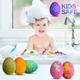 thumbnail image 5 of Aofmee Bath Bombs for Kids, with Surprise Dinosaur Toys Inside, Handmade Safe Bubble Bath, Fun Spa Educational Bath Toys Gift Set, for Boys and Girls, 5 of 10