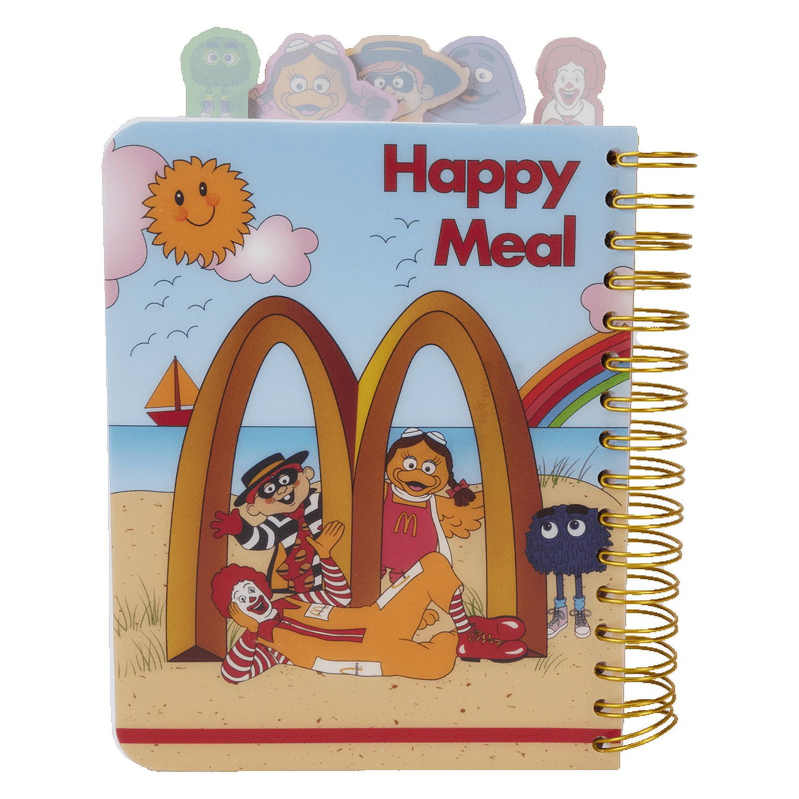 McDonald's McDonaldland Stationery Spiral Tab Journal - Walmart.com