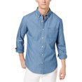 thumbnail image 1 of Tommy Hilfiger Camisa vaquera con botones para hombre, azul, grande Tommy Hilfiger Botones al frente, 1 of 1