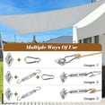 thumbnail image 5 of M6 Awning Attachment Set, 304 Stainless Steel, Heavy Duty Sun Shade Sail Stainless Steel Hardware Kit for Square and Triangle Gardens, Awning Installation Attachment Accessories, 5 of 5