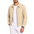 thumbnail image 3 of LONKITO Mens Jackets Lightweight Windproof Windbreaker Casual Outdoor Jackets with Zipper Pockets, 3 of 8