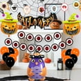 thumbnail image 2 of New Halloween Aluminum Balloon Decoration Arrangement Ghost Festival Ghost Skull Pumpkin Bat Aluminum Foil Balloon B, 2 of 3