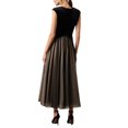 thumbnail image 3 of Badgley Mischka Drop Waist Velvet Dress, 3 of 4