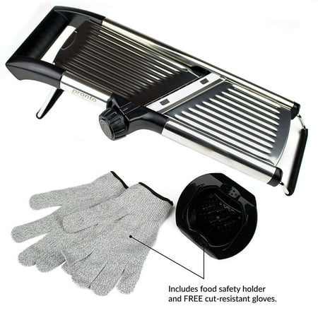 Gramercy Kitchen Co. Adjustable Stainless Steel Mandoline Food Slicer