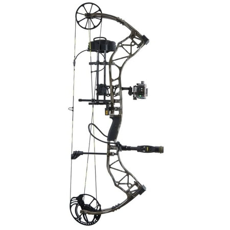 Bear Archery The Hunting Public Adapt2+ RTH Compound Bow LH70 Mossy Oak Bottomland 320 FPS 24-31 Draw 45-70 lbs KillerWave Dampeners Bear Paw Grip (AV57A120B7L)