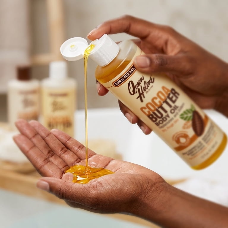 Queen Helene Cocoa Butter Body Oil with Vitamin E, 13 fl oz HSA