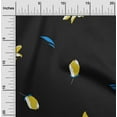 thumbnail image 2 of oneOone Cotton Poplin Yellow Fabric Floral Magnolia Dress Material Fabric Print Fabric By The Yard 56 Inch Wide, 2 of 4