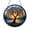 Acrylic 3.5 Inch, variant on Willow Tree Landscape Stained Glass Style Suncatcher Window Decor, Botanical Nature Art Design, Decorative Glass Style Window Hanging for Scenic Home Interior